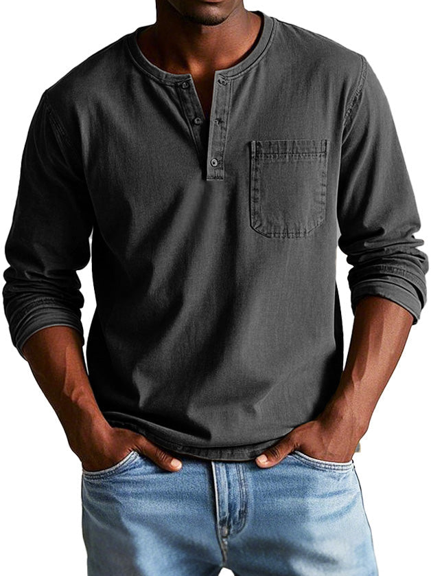 Azel | Camisa Vintage de Manga Larga