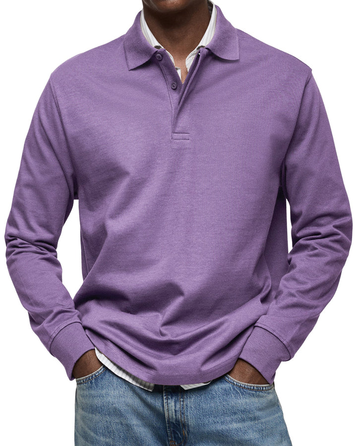 Joaquín | Camisa Poloshirt Casual de Manga Larga