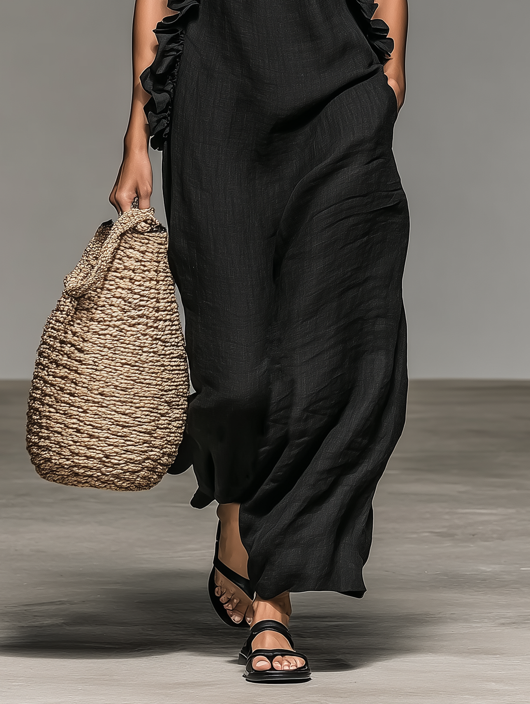 Musa™ | Vestido Maxi con Bolsillo