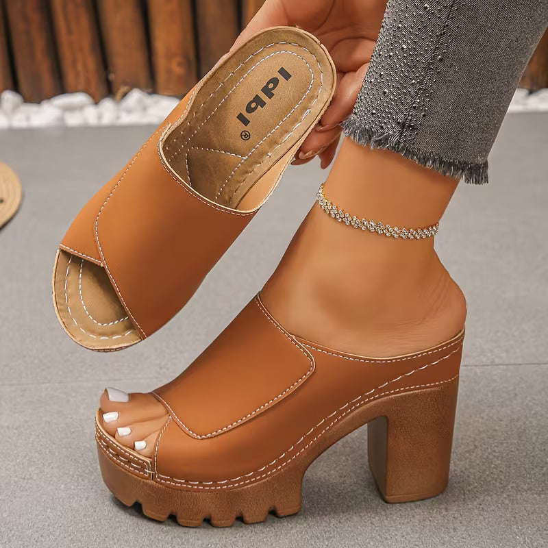 Musa | Sandalias con Tacón Elegantes y Cómodas