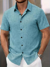 Ignacio™ – Camisa ligera de manga corta en mezcla de lino