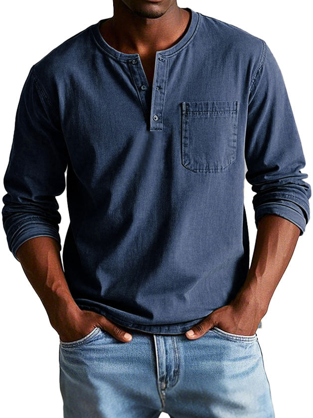 Azel | Camisa Vintage de Manga Larga
