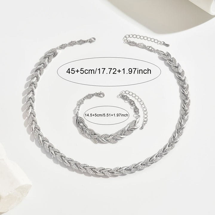 Conjunto de Cristal Cola de Sirena – Collar y Pulsera