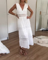 KIM™ – Vestido de encaje con escote en V