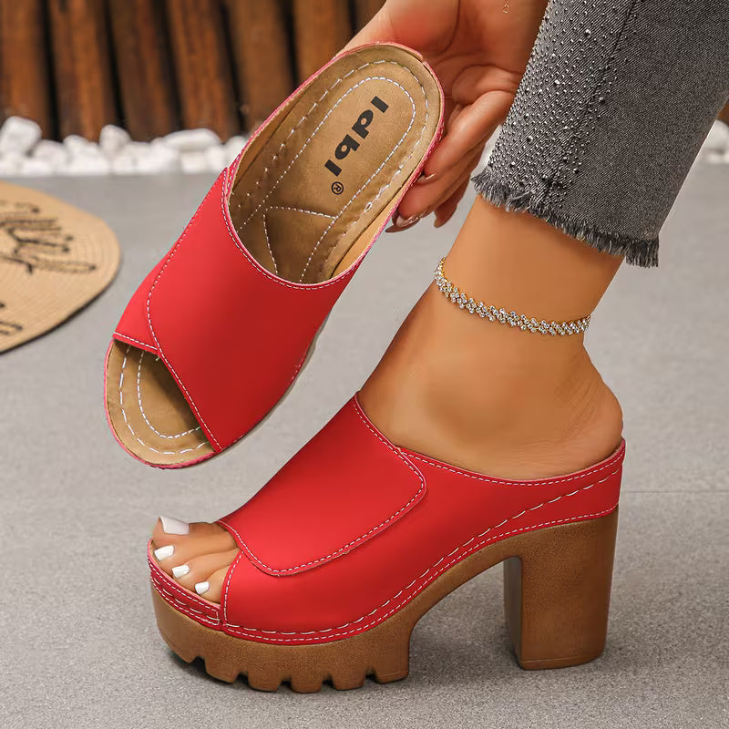 Musa | Sandalias con Tacón Elegantes y Cómodas