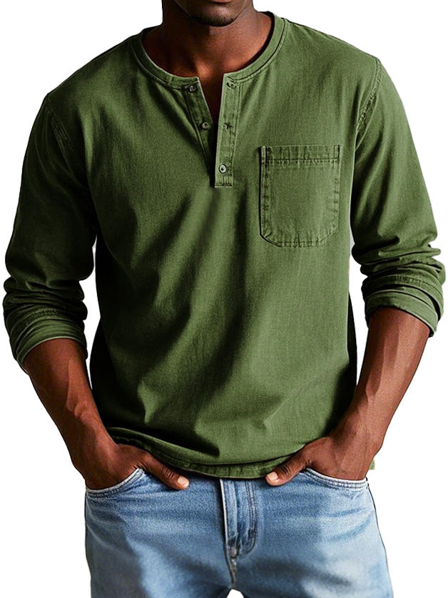 Azel | Camisa Vintage de Manga Larga