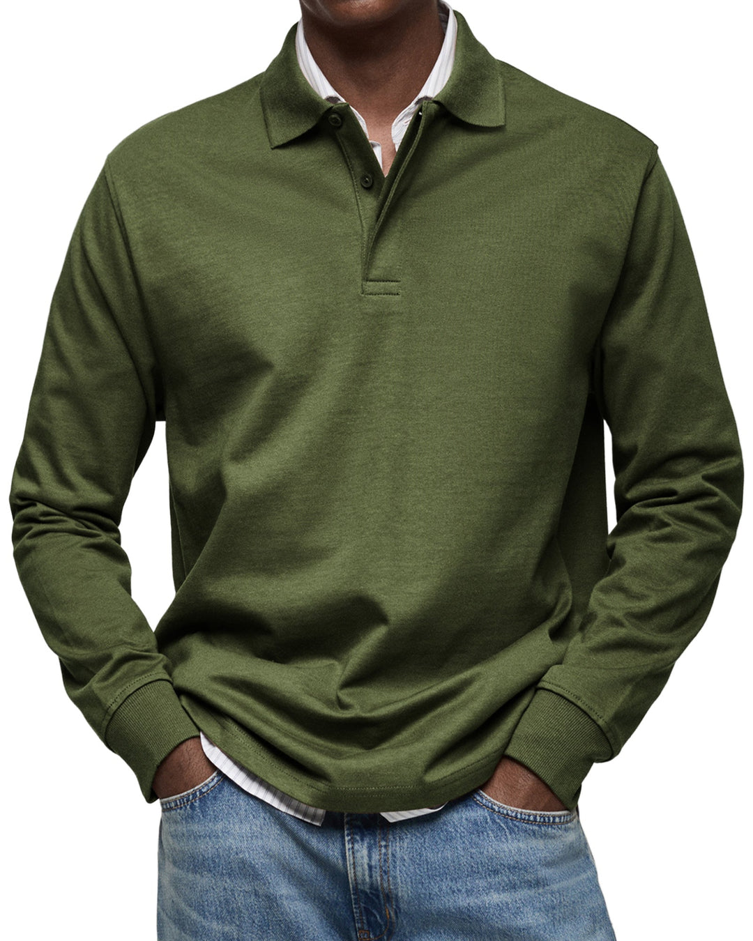 Joaquín | Camisa Poloshirt Casual de Manga Larga