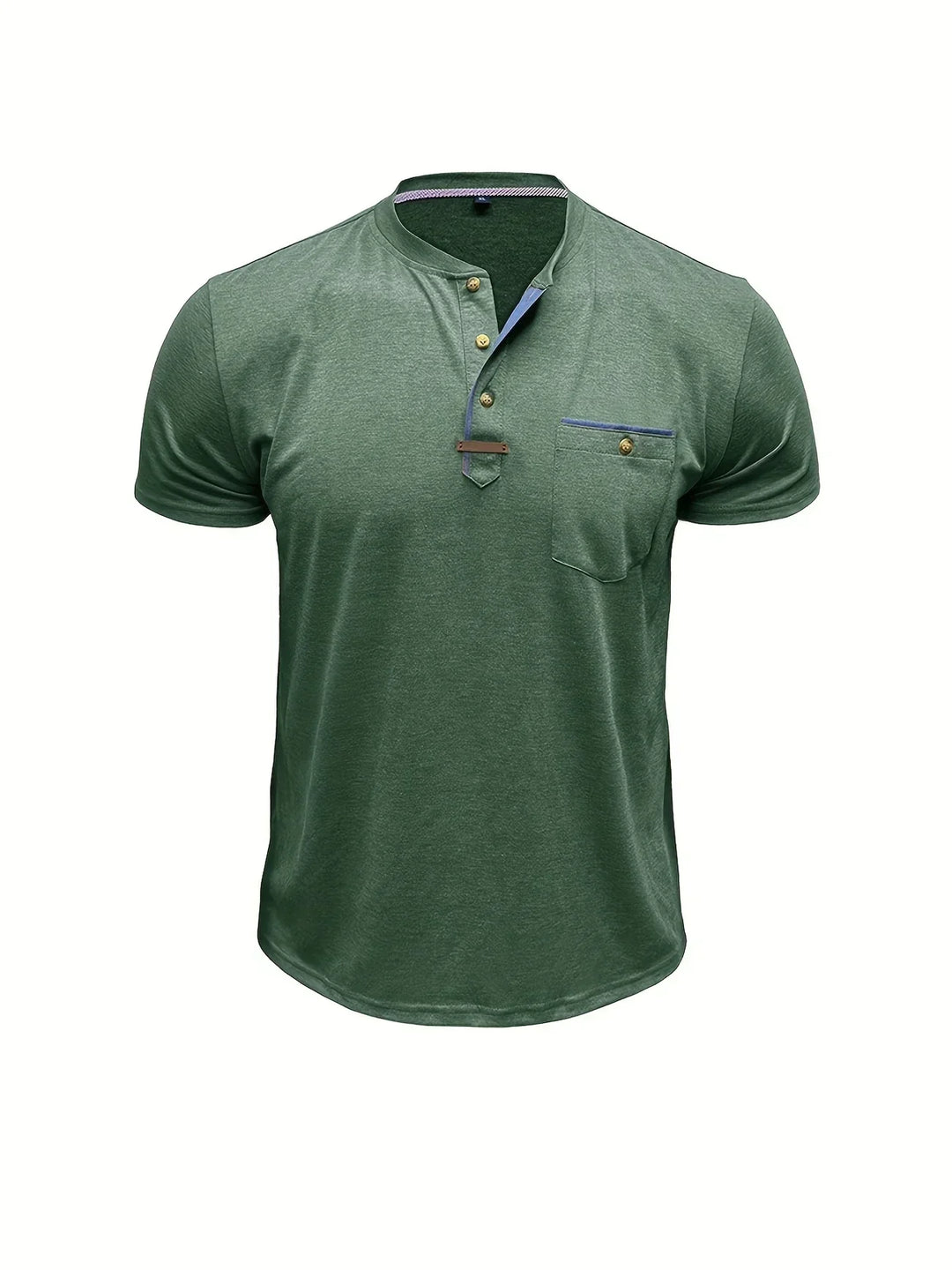 Azel | Camiseta de cuello redondo elegante con bolsillo