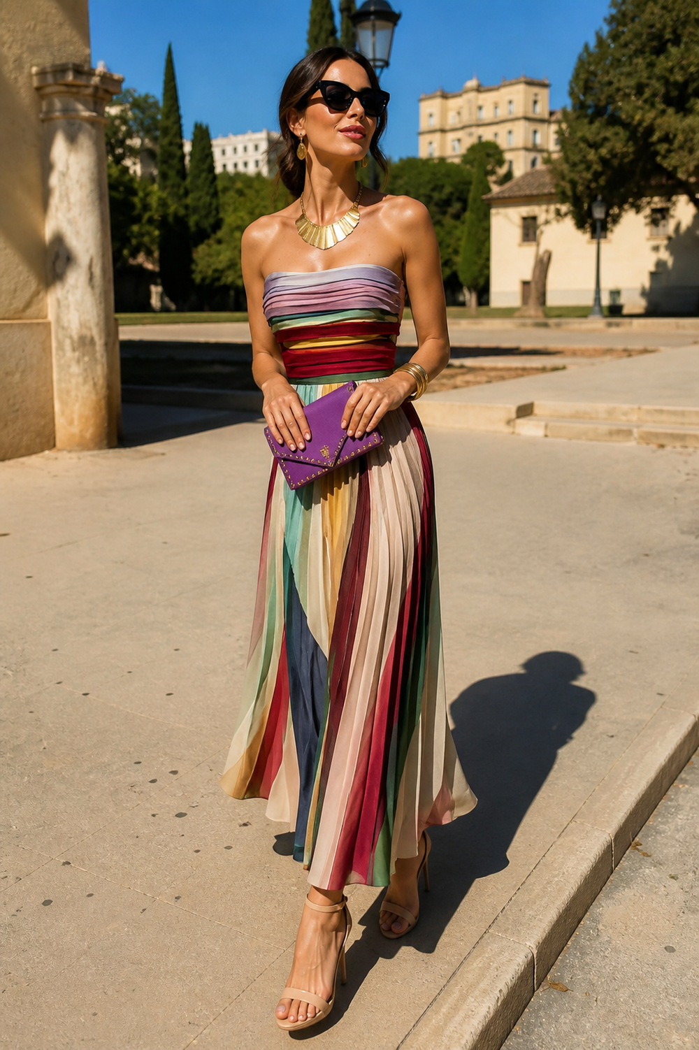 Teresa – Vestido Largo Elegante - Musa de Ibiza