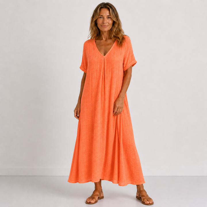 Marina | Vestido Maxi Fluido