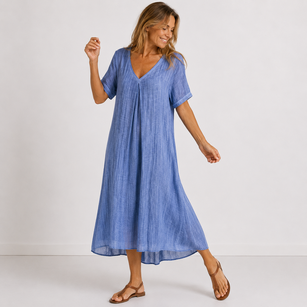 Marina | Vestido Maxi Fluido