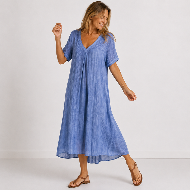 Marina | Vestido Maxi Fluido