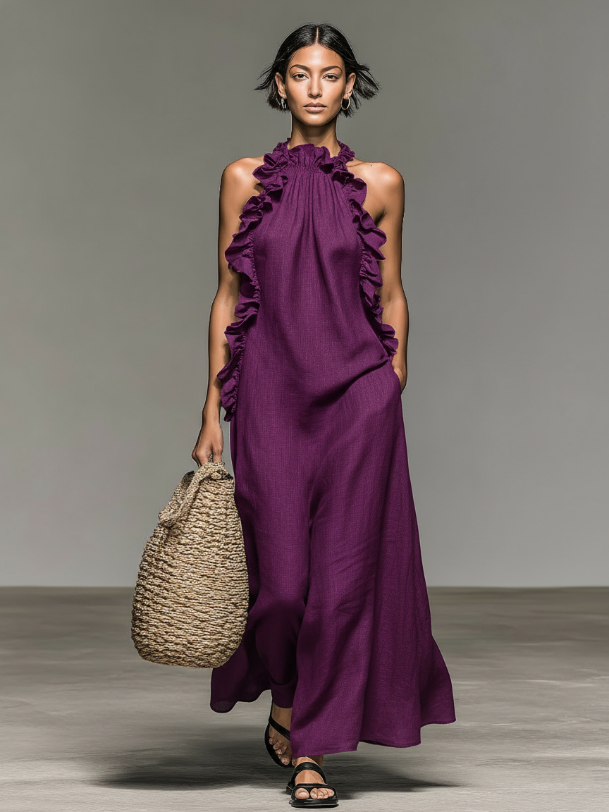 Musa™ | Vestido Maxi con Bolsillo