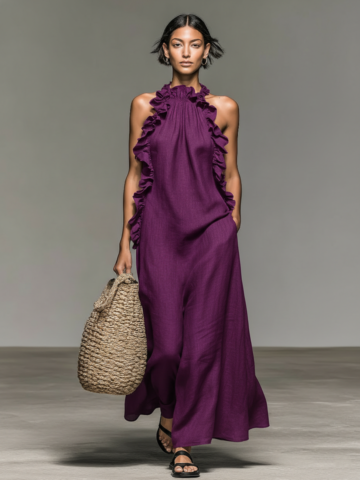 Musa™ | Vestido Maxi con Bolsillo