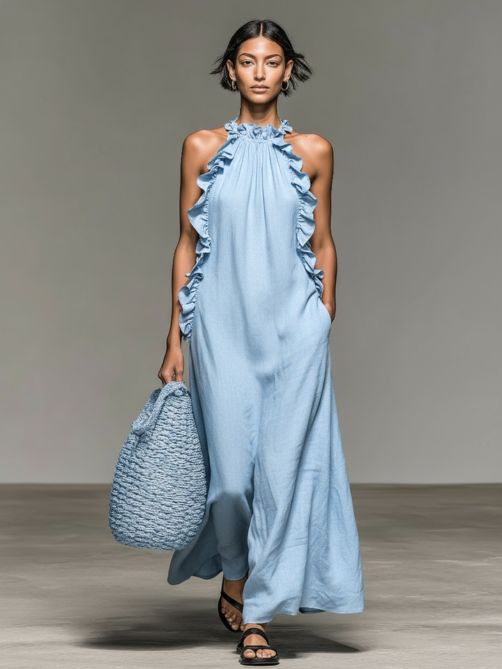 Musa™ | Vestido Maxi con Bolsillo