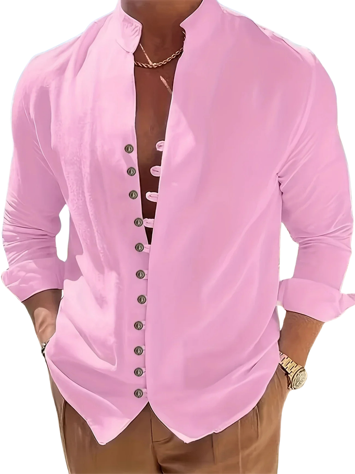 Hugo | Camisa ligera de algodón de manga larga