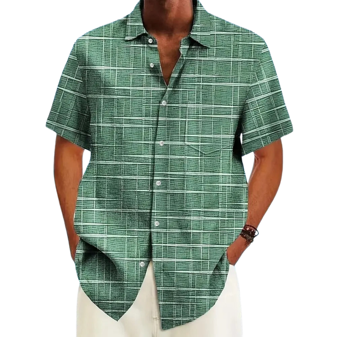 Gonzalo | Camisa elegante de rayas y cuadros