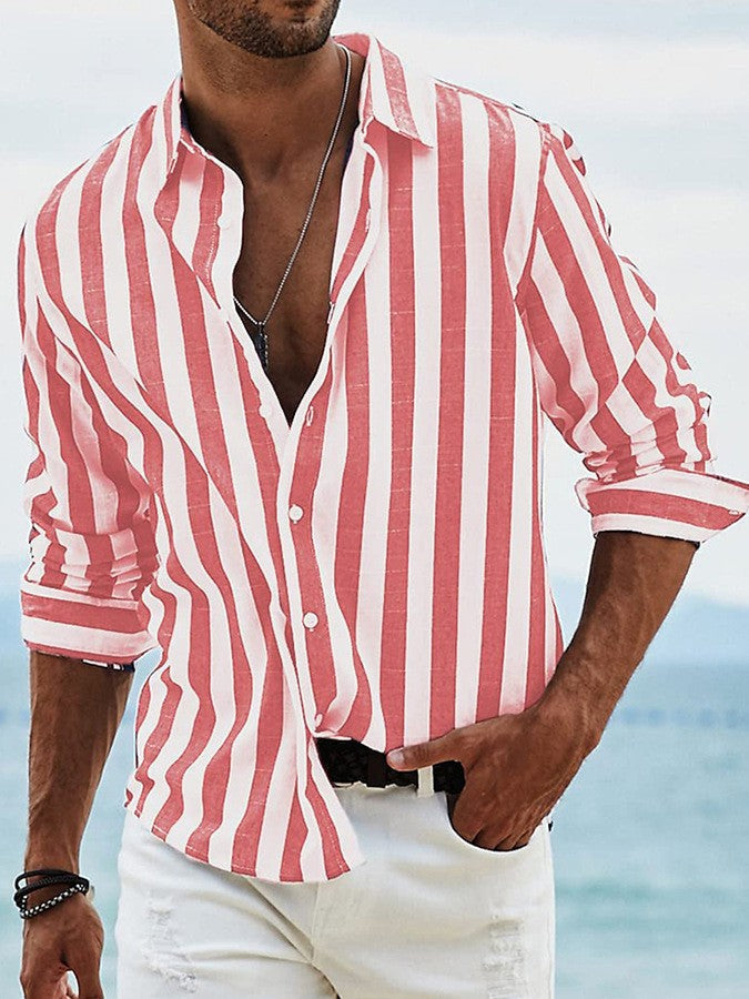 Carlos – Camisa de Rayas - Musa de Ibiza