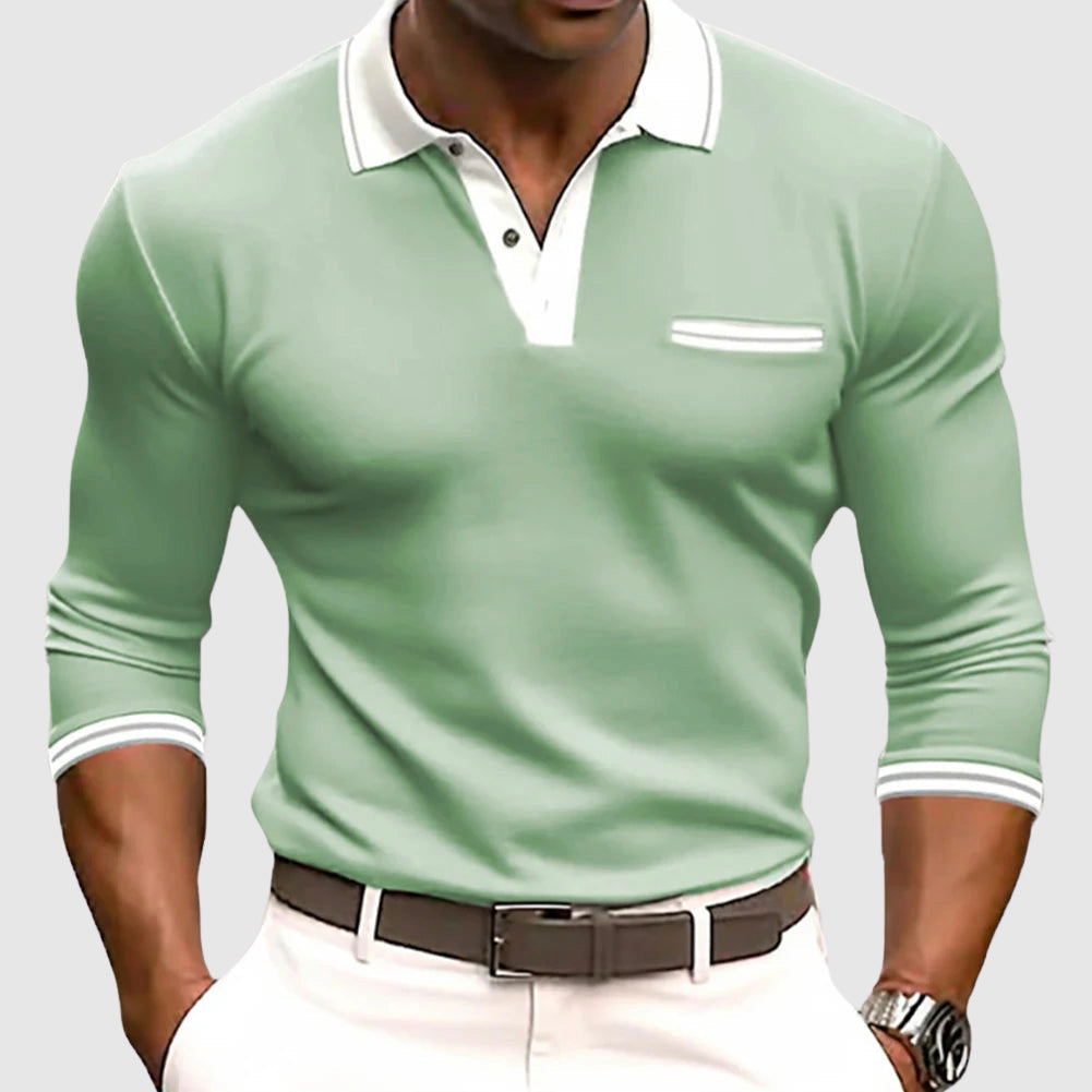 Álvaro | Camisa con detalles contrastantes elegantes