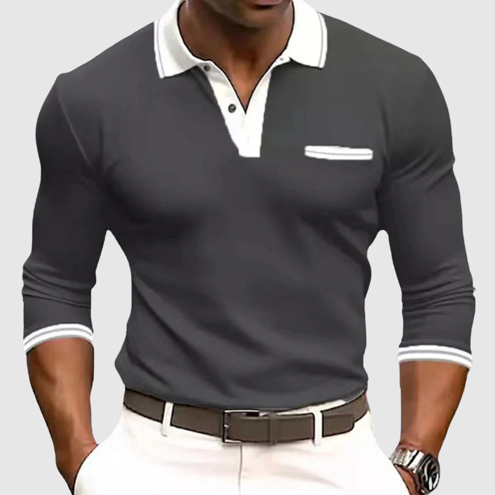Álvaro | Camisa con detalles contrastantes elegantes