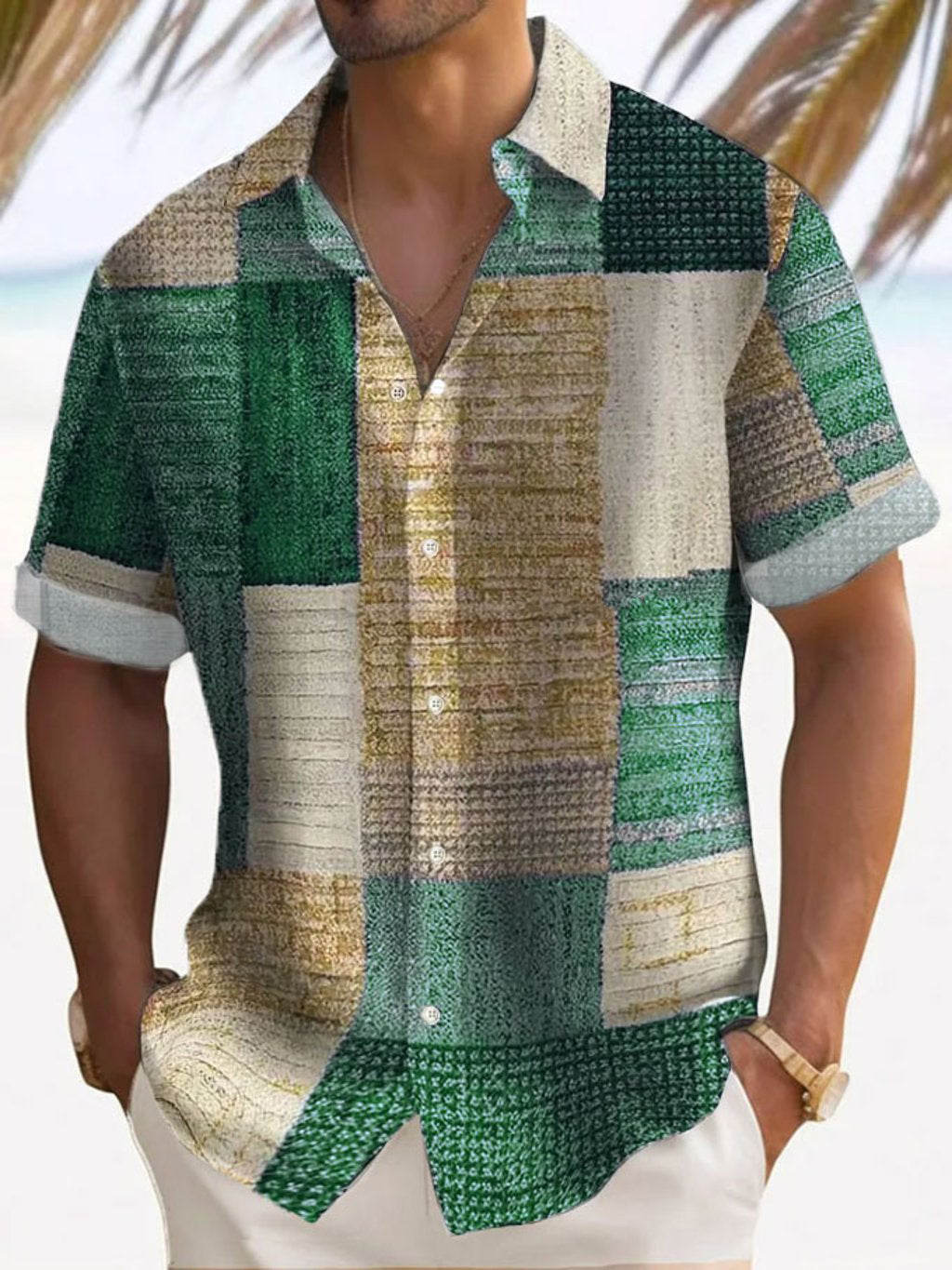 Facundo | Camisa elegante de manga corta Sevilla