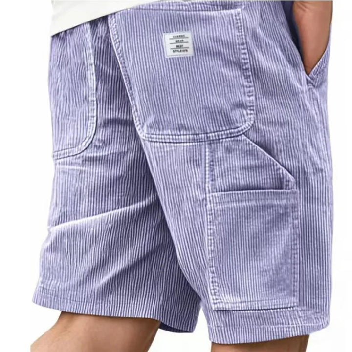 Felix | Pantalones cortos retro acanalados