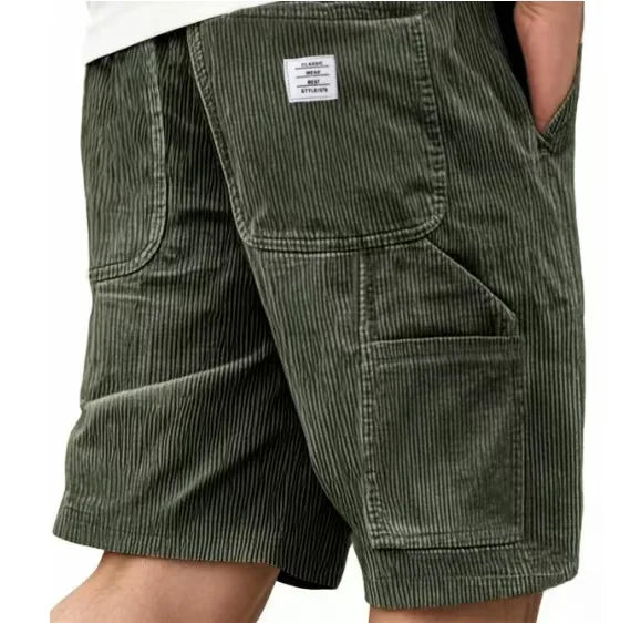 Felix | Pantalones cortos retro acanalados