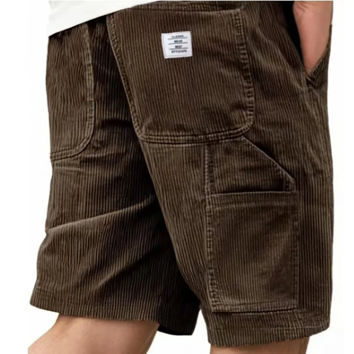 Felix | Pantalones cortos retro acanalados