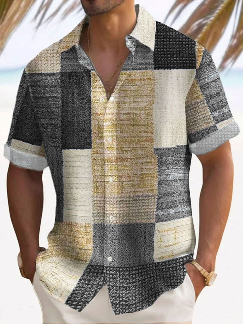Facundo | Camisa elegante de manga corta Sevilla