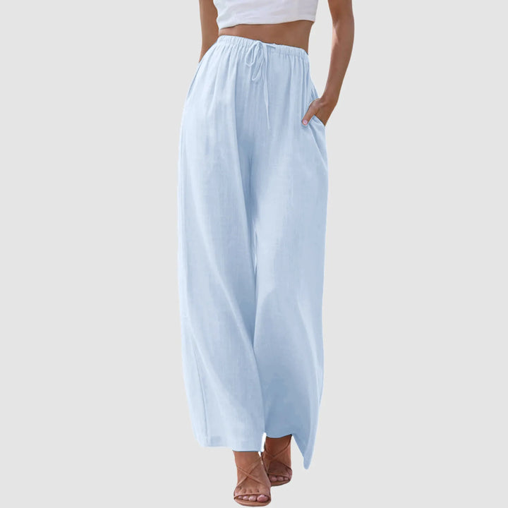Belén | Pantalón cómodo de pierna ancha y talle alto