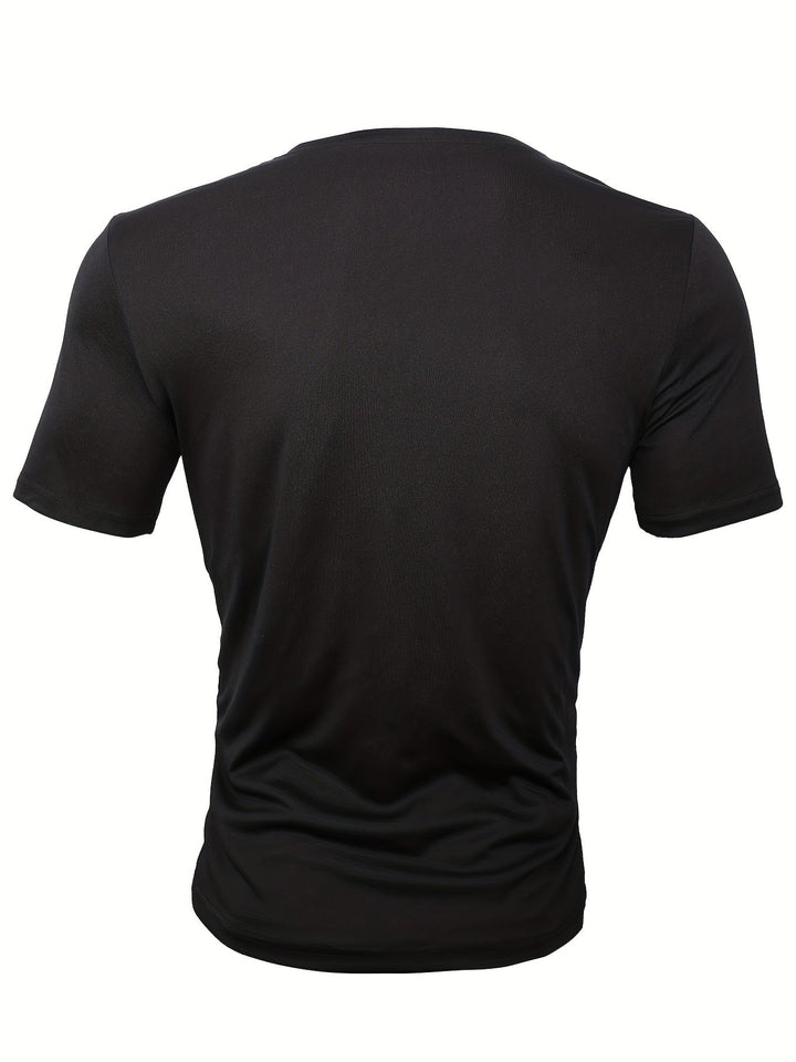 Azel | Camiseta elegante de cuello redondo con estampado gráfico