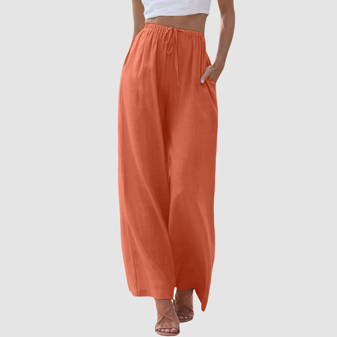 Belén | Pantalón cómodo de pierna ancha y talle alto