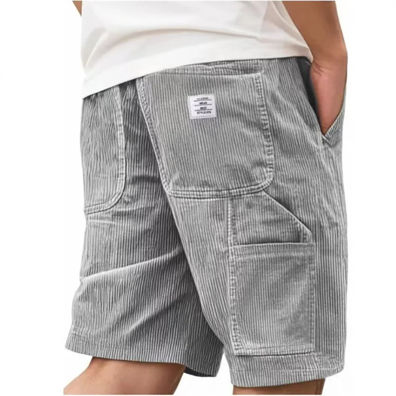 Felix | Pantalones cortos retro acanalados