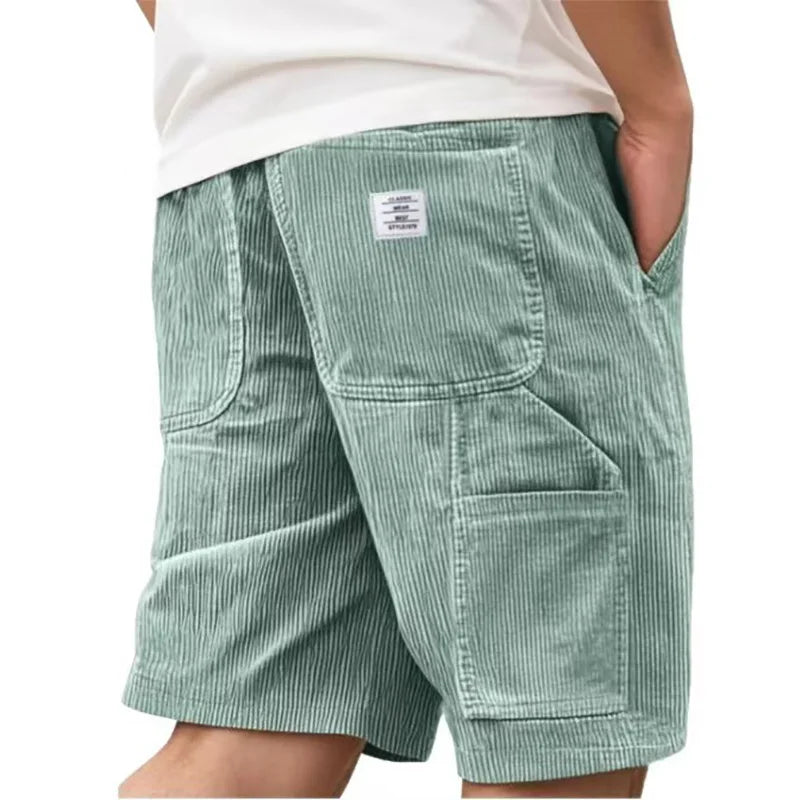 Felix | Pantalones cortos retro acanalados