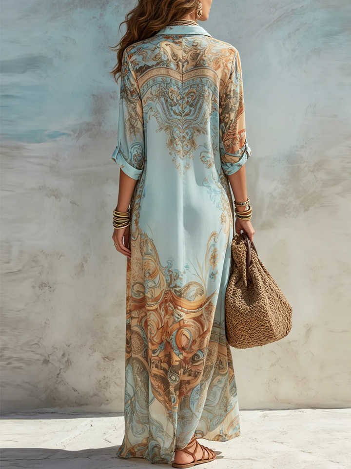 Marina | Vestido Camisero Mediterráneo