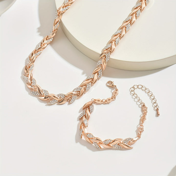 Conjunto de Cristal Cola de Sirena – Collar y Pulsera