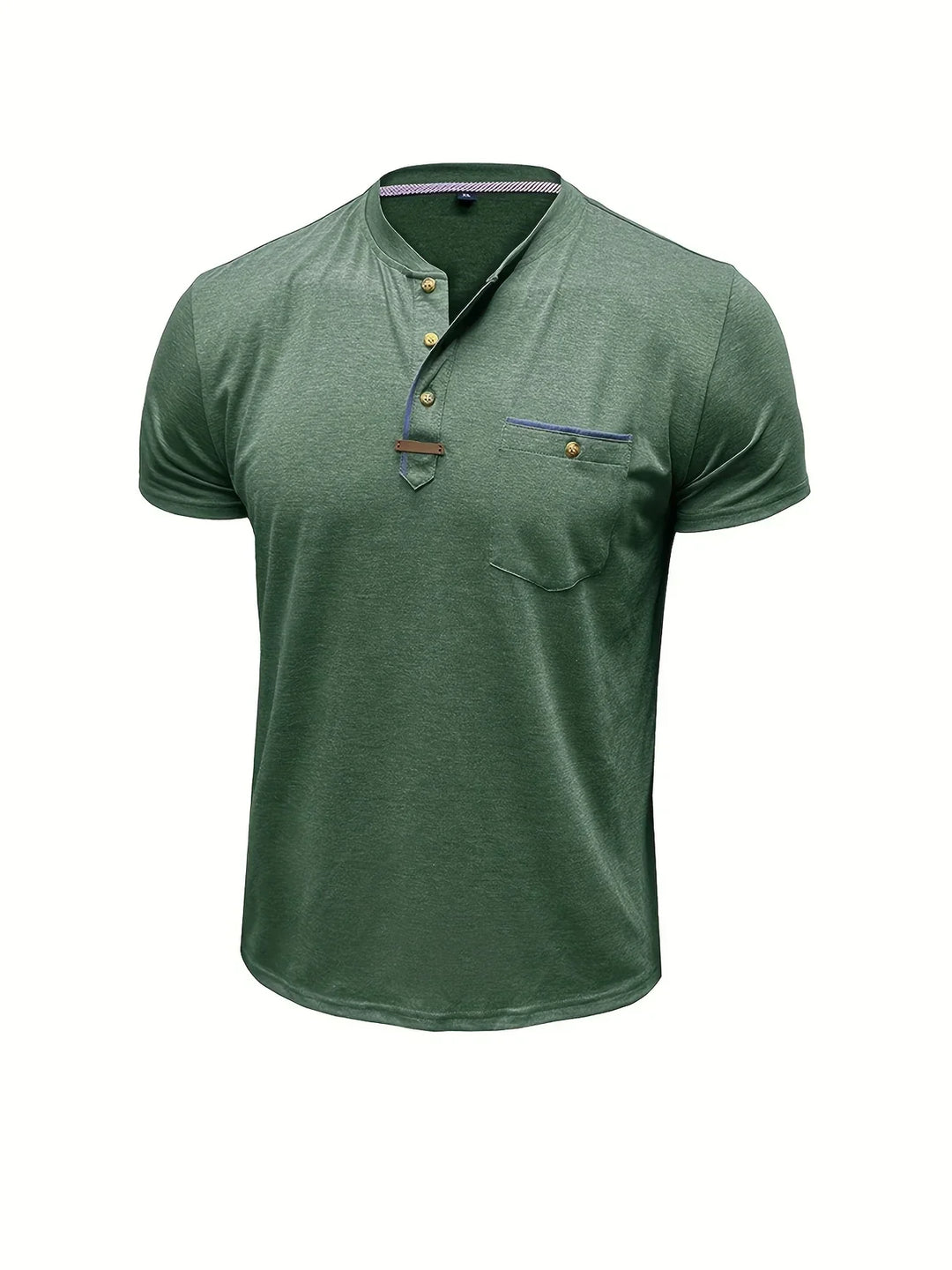 Azel | Camiseta de cuello redondo elegante con bolsillo