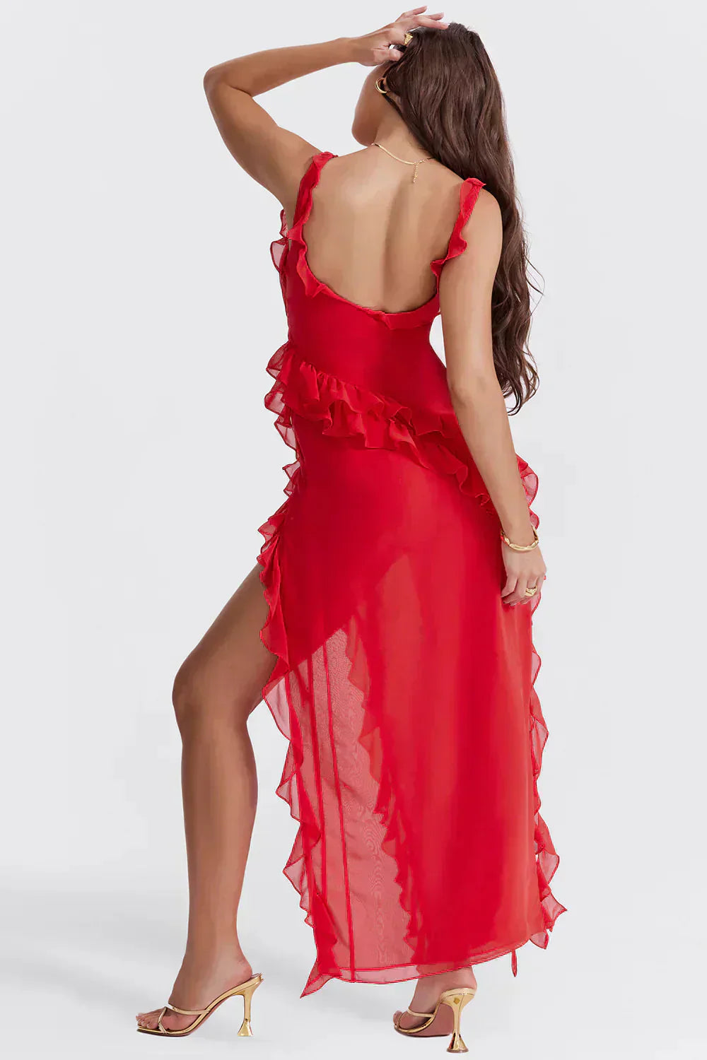 Gabriela | Vestido elegante con piernas abiertas