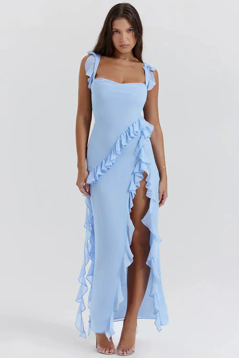 Gabriela – Vestido elegante con piernas abiertas - Musa de Ibiza