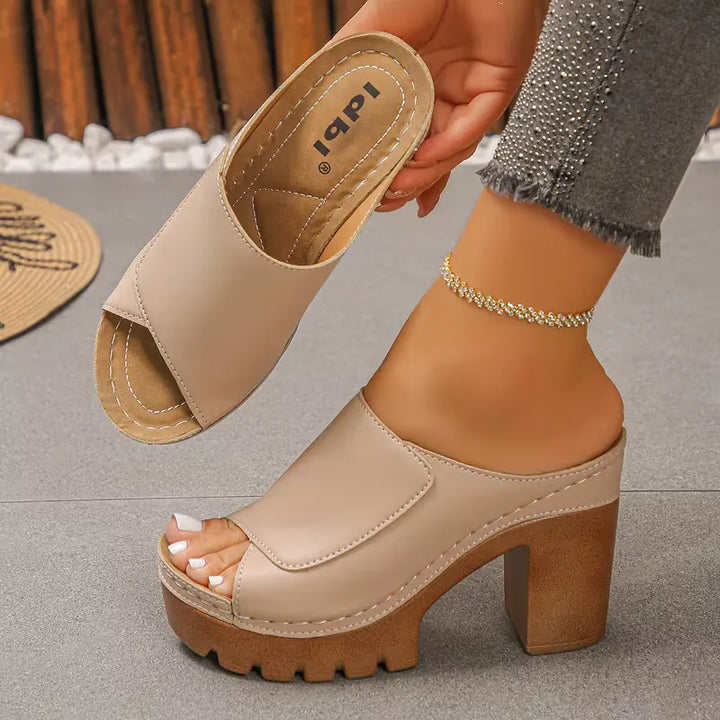 Musa | Sandalias con Tacón Elegantes y Cómodas