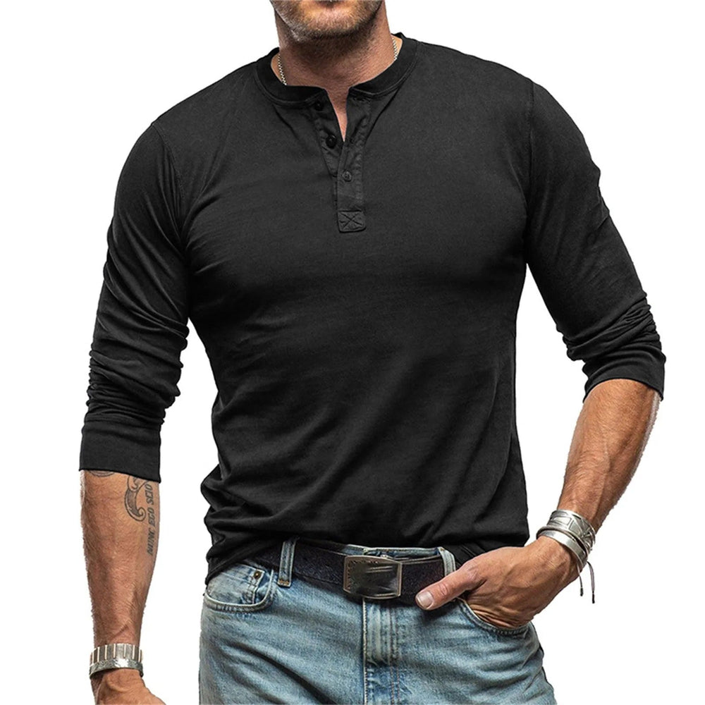 Julián – Camisa vintage de manga larga - Musa de Ibiza