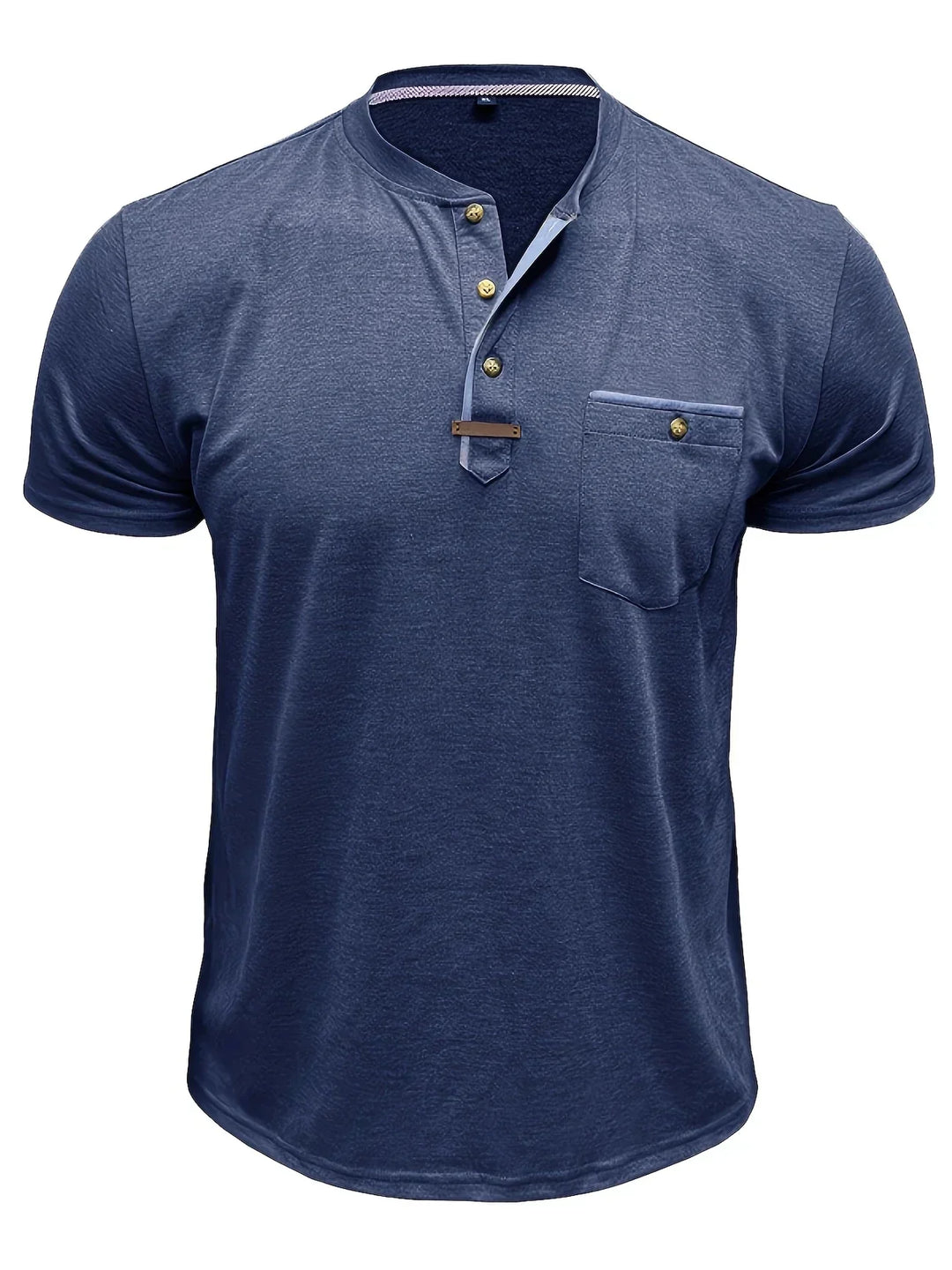 Azel | Camiseta de cuello redondo elegante con bolsillo