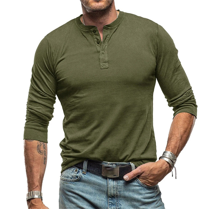 Julián | Camisa vintage de manga larga