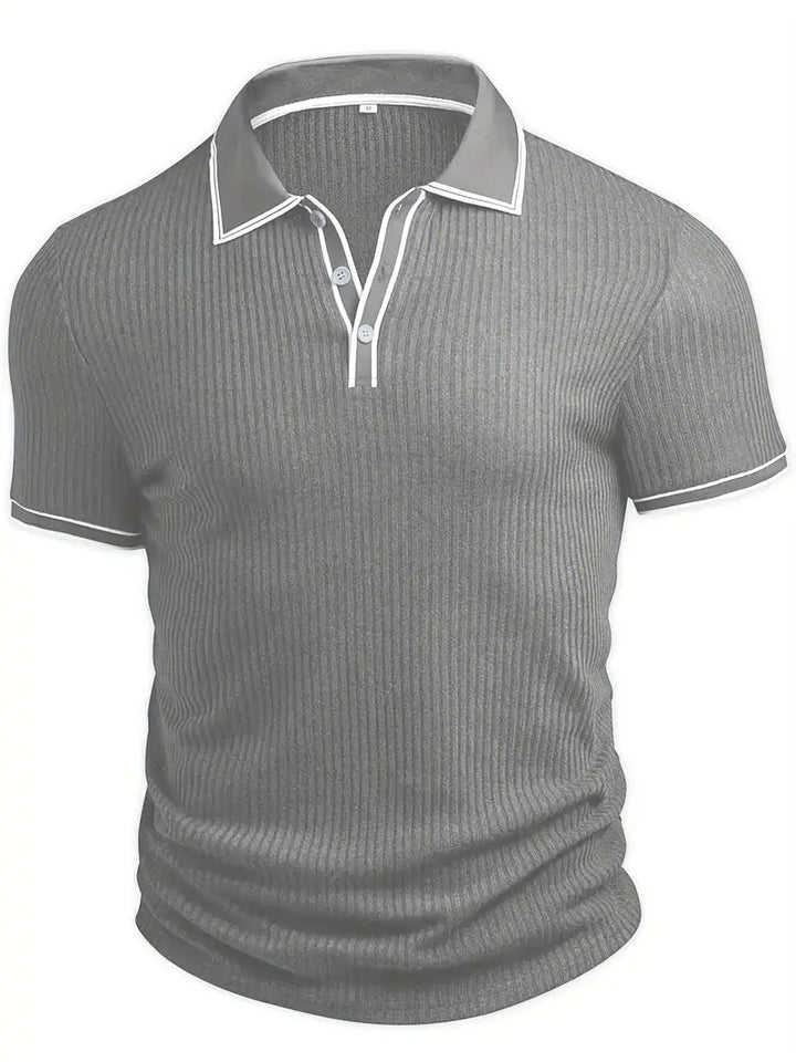 Azel | Polo elegante de manga corta