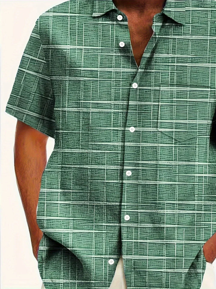 Gonzalo | Camisa elegante de rayas y cuadros