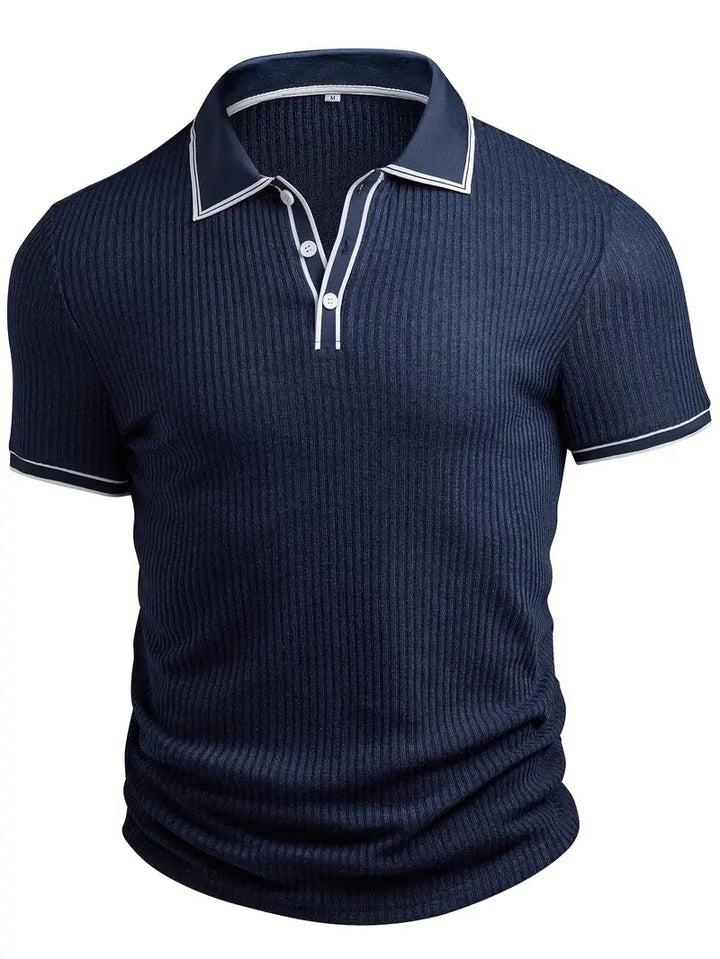 Azel | Polo elegante de manga corta