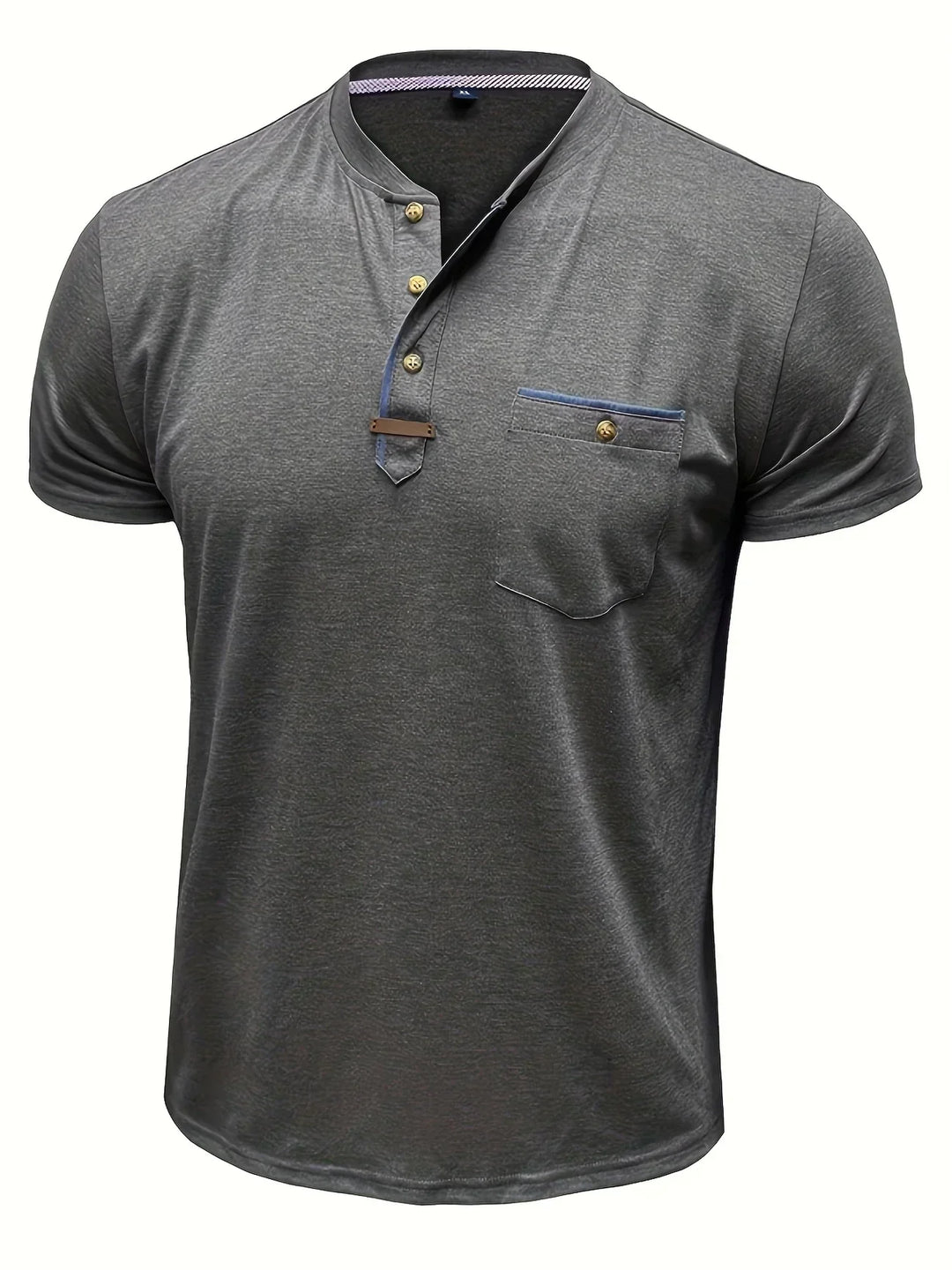 Azel | Camiseta de cuello redondo elegante con bolsillo