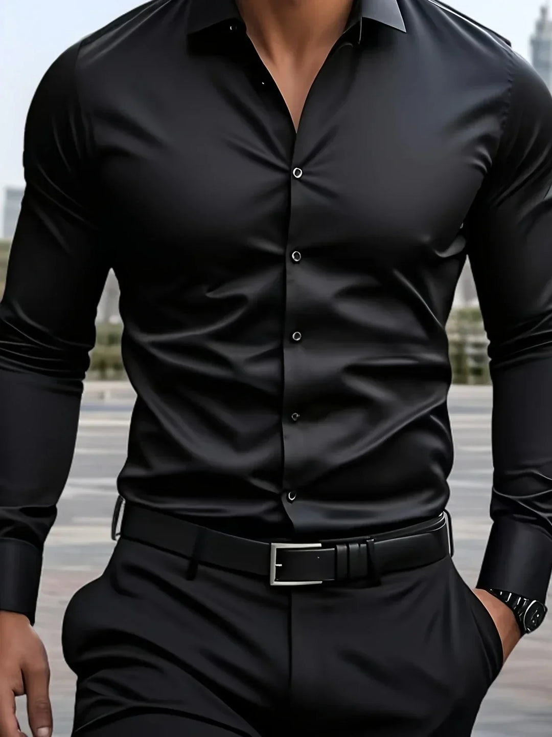 Gerardo | Camisa elegante de manga larga con botones