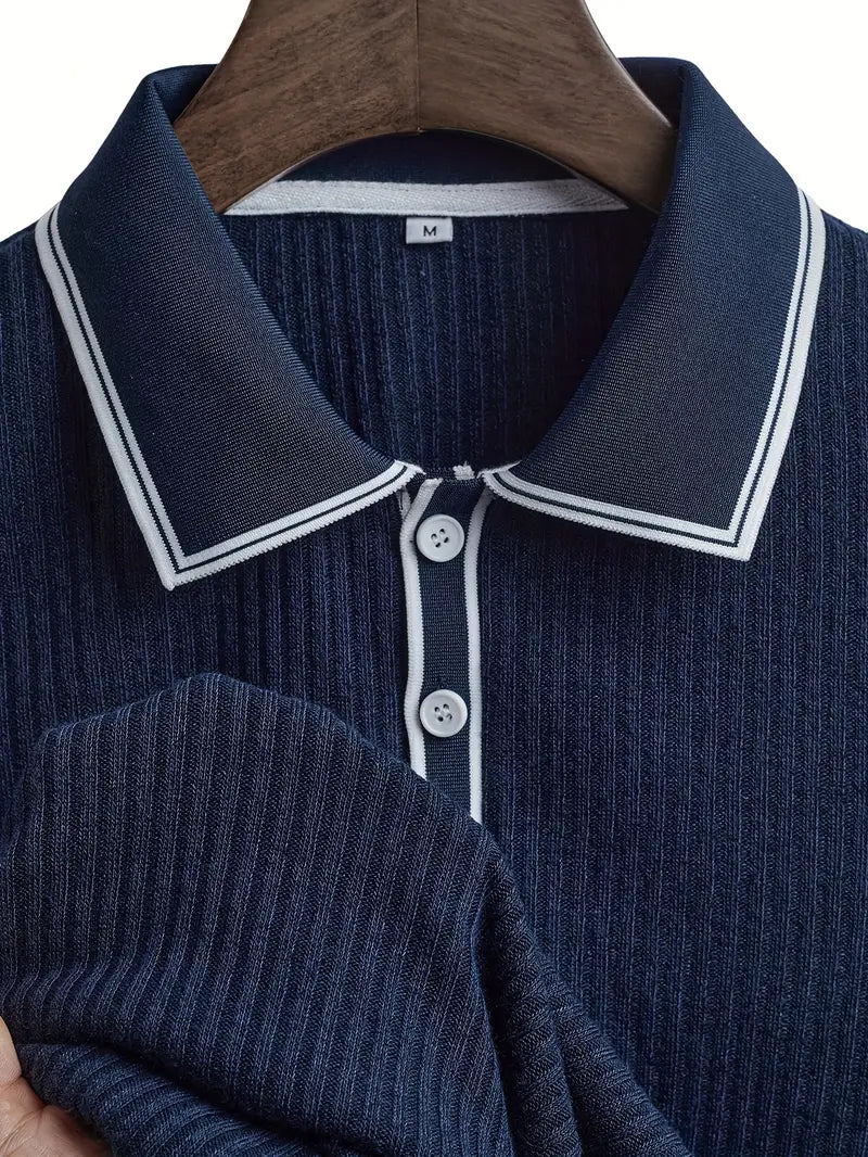 Azel | Polo elegante de manga corta