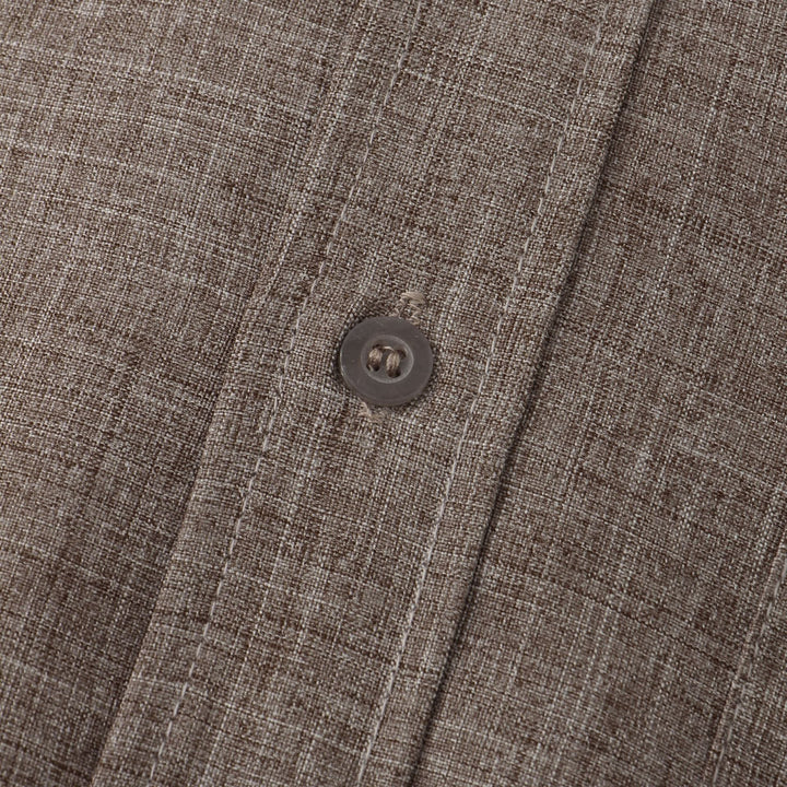 Azel | Camisa de algodón lisa con botones